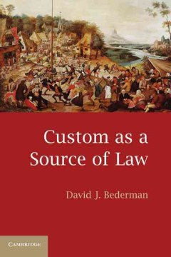 Custom As a Source of Law Hot on Sale