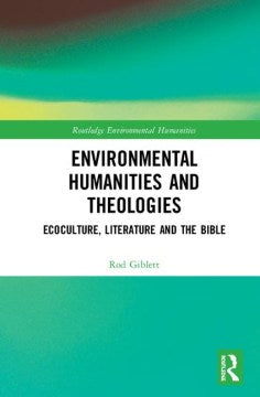 Environmental Humanities and Theologies For Discount